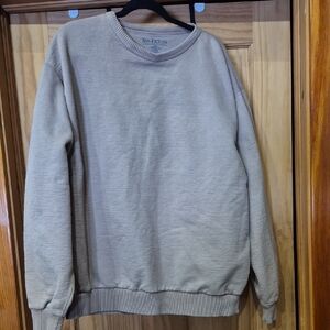 Crewneck Sweatshirt in Light Beige